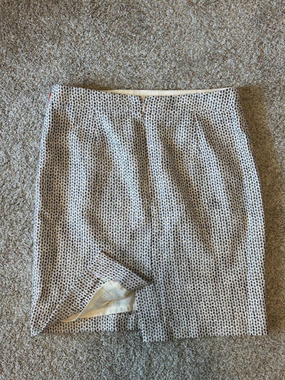 J. Crew No. 2 Pencil Skirt – Size 6. Cotton/Linen. Vintage. Rare! - Picture 4 of 6